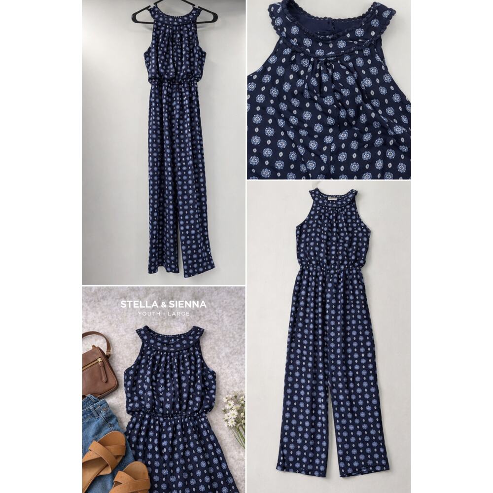 Stella and Sienna Blue Jumper Juniors Large Sleeveless
